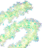 Member’s Mark 9' Pre-Lit Color-Changing Tinsel Garland with 200 RGBIC LEDs & Remote
