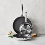 GreenPan Spectra Hybrid Ceramic Nonstick Frypan Set, 3-pc, Induction Compatible