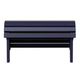 Leisure Line Adirondack Footstool by Tangent – Recycled Plastic Outdoor Ottoman, Weather Resistant HDPE Patio Footrest