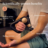 Therabody Theragun Sense 2nd Gen Massage Gun with LCD Guided Routines, 5 Speeds and 2 Attachments