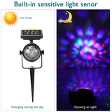 Christmas Snowflake LED Moving Snowfall Rainbow Projector Light