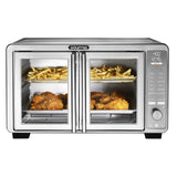 Gourmia XL Digital Countertop Oven w/ Air Fry, Temperature Probe, Stainless