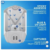 Zevo Flying Insect Trap Starter Kit with 2 Plug-In Devices and 6 Refills