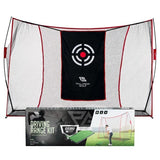 Palladium Golf Driving Range Kit - Practice Net & Hitting Mat with Ball Return