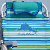 Tommy Bahama 5-Position Aluminum Folding Backpack Beach Chairs 2-Pack w/ Cooler