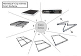 Mainstays 5" Jacquard Smart Steel Box Spring Mattress Foundation Twin Queen King