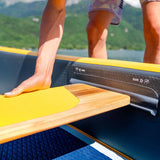 Aqua Marina Tomahawk Air-C Inflatable Canoe – High-Pressure Drop Stitch Touring Canoe with 2 Paddles
