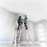 Little Giant MegaLite M18 Multi-Position Telescoping Ladder with Wall-Mount Ladder Rack, Type IA 300 lb Rated