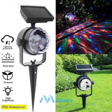 Christmas Snowflake LED Moving Snowfall Rainbow Projector Light