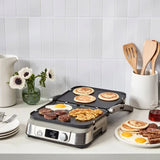 Cuisinart 5-in-1 Digital Griddler GRID-5BNASPC, Electric Grill & Griddle