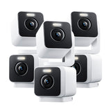 Wyze 3-Pack 2k Duo Cam Pan – Dual-Lens 360° Security Cameras w/ Spotlights  & Siren