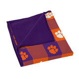 NCAA Outdoor Blanket with Carry Strap, 60" x 70", Weather-Resistant Plaid Team