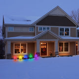 Mr. Christmas 8" Sugared Gumdrop LED Pathway Lights with Timer, Set of 5