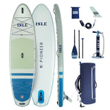 ISLE Pioneer 3 Inflatable Stand Up Paddle Board, 10'6" All-Around SUP