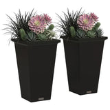 Mayne 24" Tall Planter 2-Pack UV Resistant Polypropylene Patio Containers