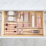iDESIGN Drawer Organizer Set, 9 Clear Modular & Stackable Plastic Tray in 4 Size