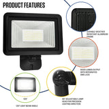 Westinghouse 5,000 lm LED Outdoor Flood Light with Dusk-to-Dawn Sensor, 5000K