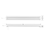 Feit Electric 5,000 Lumen 46" LED Shop Light with Motion Detection, 4-Pack