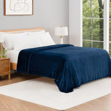 Berkshire Herringbone Plush VelvetLoft Blanket, 100% Recycled Polyester, 350 GSM