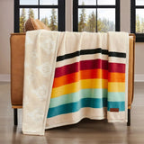Pendleton Reversible Plush Throw, 600 GSM 50" x 70" Printed Patterns Throw
