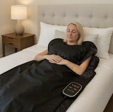 LifeTrend Infrared Sauna Blanket with 660nm Red Light Therapy, Full-Body Portable Sauna