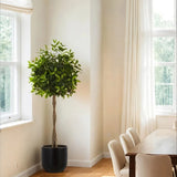 CGH 6' Faux Laurel Tree with Planter – Realistic Look, Hassle-Free Maintenance
