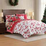 Holiday Market 8-pc Holiday Bedding Set, Comforter, Quilt, 4 Shams & 2 Pillows