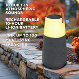 ION Audio Glowtive Bluetooth Lantern Speaker – 360° Sound, Lights & Multi-Sync