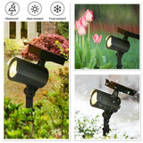 Mainstays 2 pack 60 Lumens Spotlight Set, 3000K Solar LED Landscape Spot Light