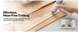 HOTO Cordless Auto-Dispensing Glue Gun with 60 Glue Sticks & Storage Bag