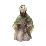 Member's Mark Hand-Painted Nativity Set with Creche & Removable Baby Jesus, 9-Piece