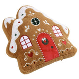 Brentwood Originals Holiday Decorative Pillow, Gingerbread House Penguin or Tree
