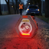 ePower360 JackRabbit 3000LM LED Spotlight & Power Bank with Warning Light