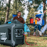 Pulsar 2000W Inverter Generator Quiet Portable Gas Powered 80cc Black Camping