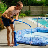 Tommy Bahama 8' Inflatable Water Hammock Set - 12" Inflatable Tubes Party Island
