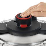 T-fal Clipso Stovetop Pressure Cooker - 8-quart Stainless Steel Pressure Cooker