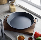 GreenPan 15" Pre-Seasoned Carbon Steel Paella Pan – Large Carbon Steel Paella Pan