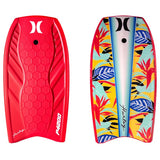 Hurley 2-Pack Phantom 42.5" Bodyboard with Premium Swivel Coil Leashes – High Density EPS Core