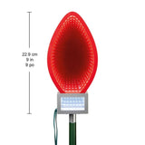 6-Pack 9" Infinity Mirror LED Pathway Lights – Hanging or Staked, 15 ft Plug-In