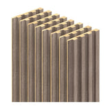 Artika Panolok Slat Wall Set, 8-pack Walnut Wood Slat Accent Panels