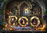 BOO Wooden Light Up Letters Set of 3 Halloween LED Tabletop Décor with Timer