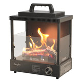 Alogfire Portable Gas Heater, 8200 BTU Realistic Wood Log Burning Gas Fire Place