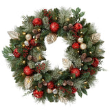 Pre-Lit Wreath with 50 Battery Operated LED Lights 76.2 cm (30 in.) - 1739984