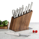 Cangshan Rainier 13-Piece Knife Block Set – German Steel, Acacia Block