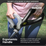 Sun Joe 2.5-Amp Electric Garden Cultivator, 6.3" Tiller with Telescoping Handle