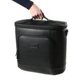 Titan 30 Can Faux Leather Cooler Tote, 9 in. x 17.25 in. x 14 in