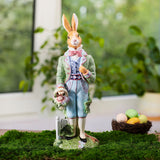 Fitz and Floyd Jardin 16” Male Rabbit Figurine