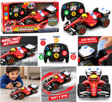 BB Junior My 1st Ferrari Formula R/C Car with Steering Wheel Remote & Mist Drift