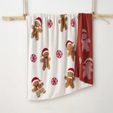 Evergrace Holiday Chenille Knit Throw Blanket – 60" × 70" Knit Holiday Gift