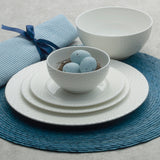 40-Piece Mikasa Lattice White Bone China Dinnerware Set – Service for 8